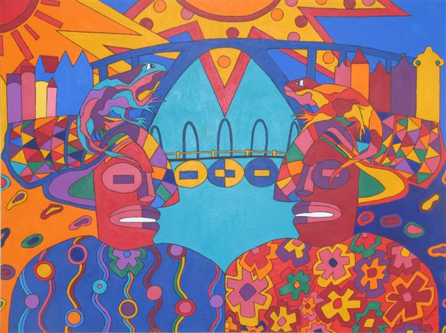 Punda eye to eye with Otrobanda