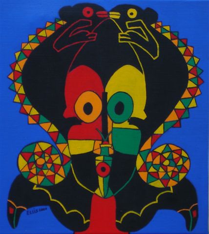 Grandma is giving a party