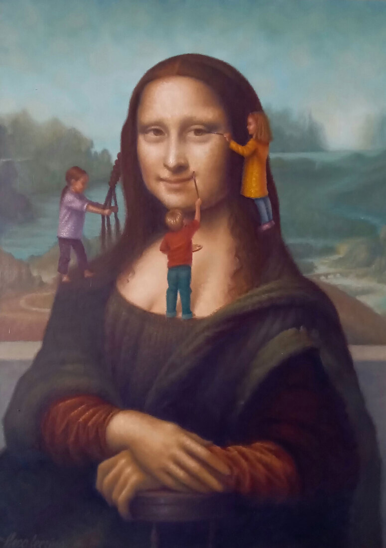 Mona, Remco en Lisa doen de Visagie