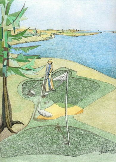 The Golfer (ninth hole)