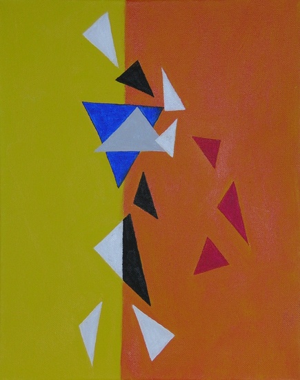 Walking Woman Abstract