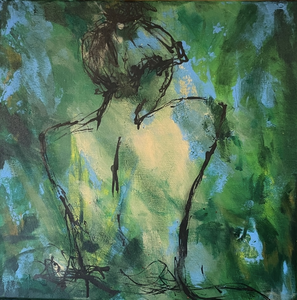 Het lijf is voor mij inspiratie om op verschillende manieren dit op het doek te zetten. Abstract figuurlijk bij voorkeur. Kleuren en vormen die samenkomen is voor mij genieten. 
Le corps est pour moi une source d’inspiration pour mettre cela sur toile de différentes manières. De préférence abstrait au sens figuré. Pour moi, la rencontre des couleurs et des formes est une joie.