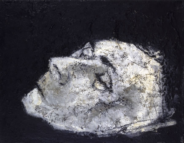 dode moeder als steen