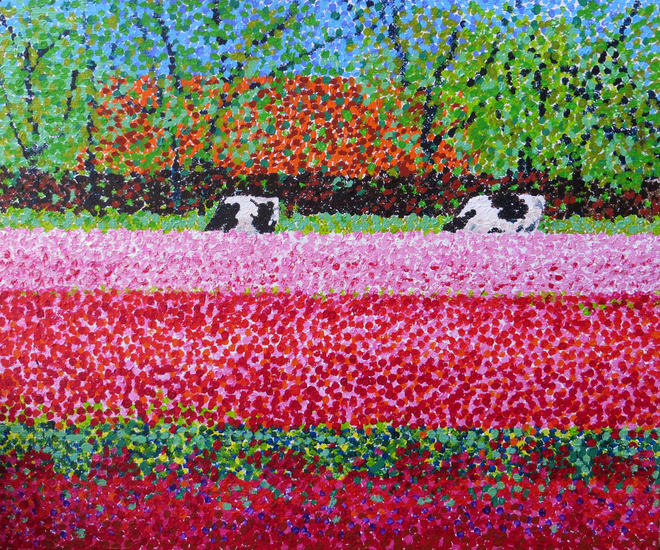 Achter de bollenvelden