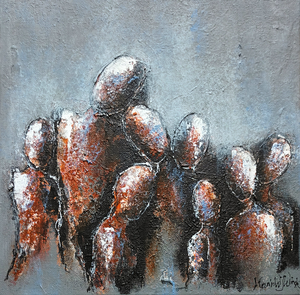 Schilderijen in acryl op kleiner formaat  (tot en met 30 cm hoog)