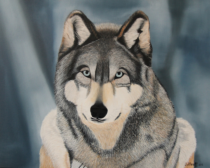 Een vriendelijke husky