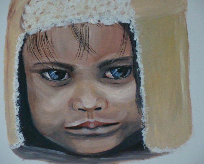 Karin,meisje met muts