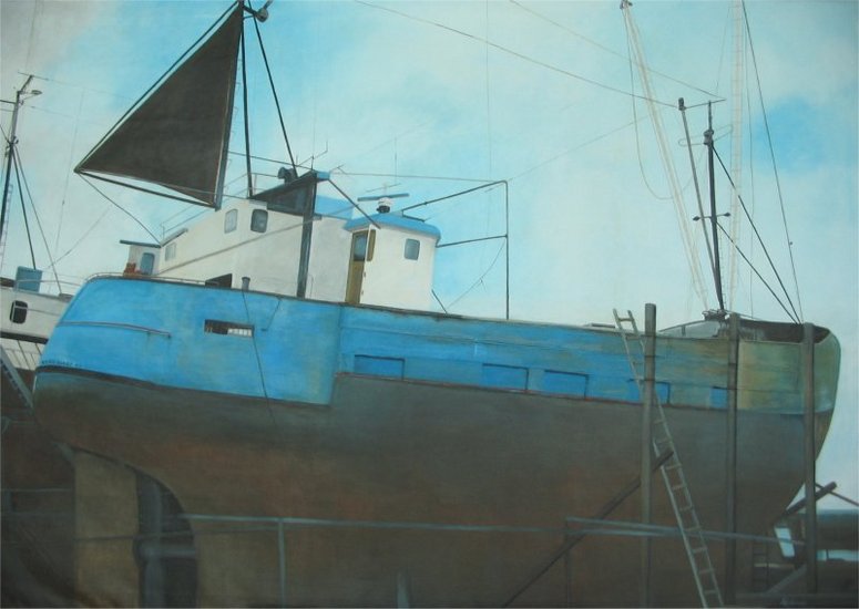 Deense vissersboot