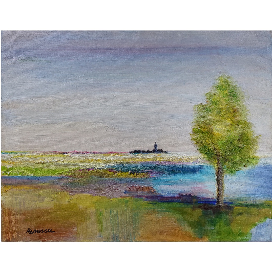 Landschapje met boom
