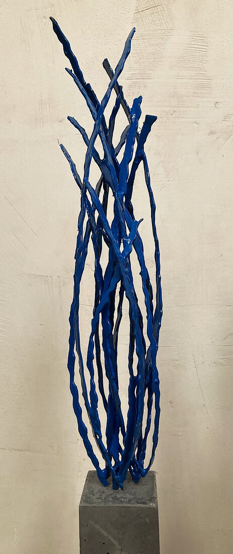 klein staal blauw 3