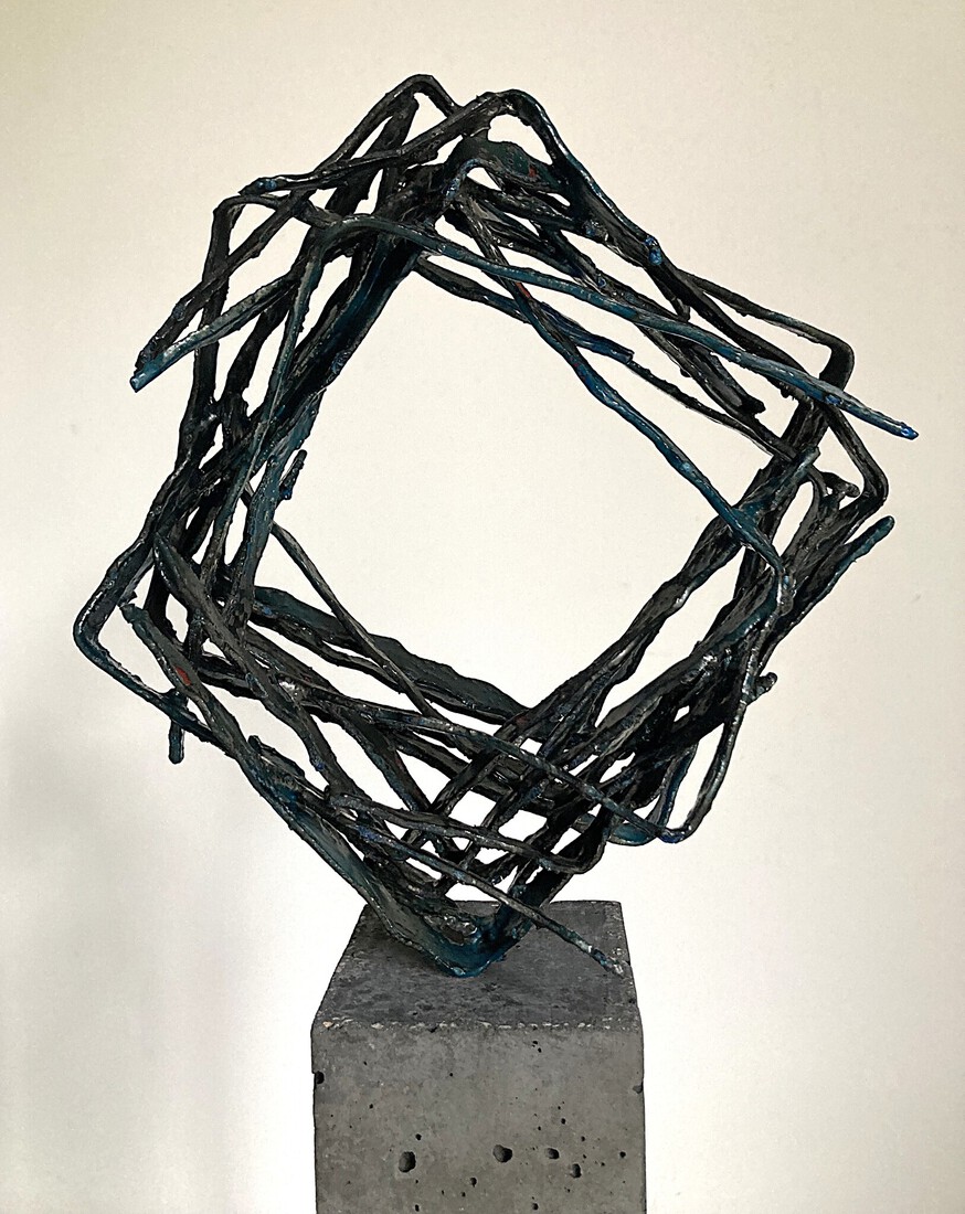 klein staal blauw 2
