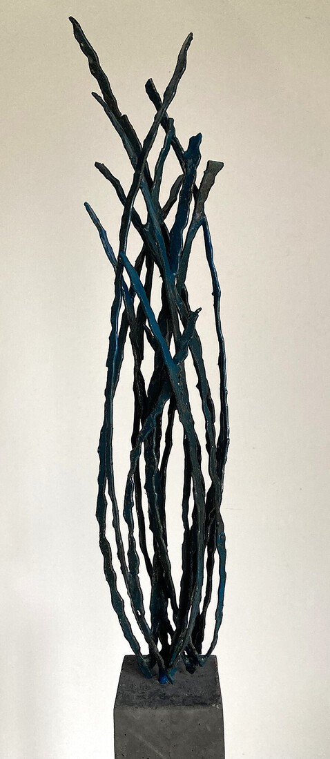klein staal blauw 3