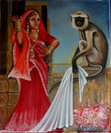 India in olieverf schilderijen
