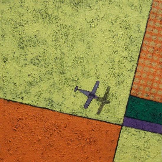 Vliegtuig met raster (230)