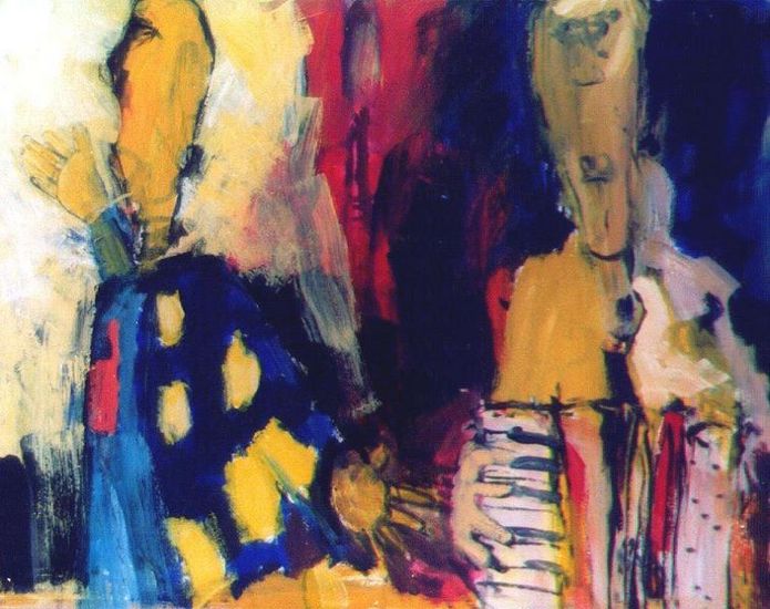 zanger met accordeonist