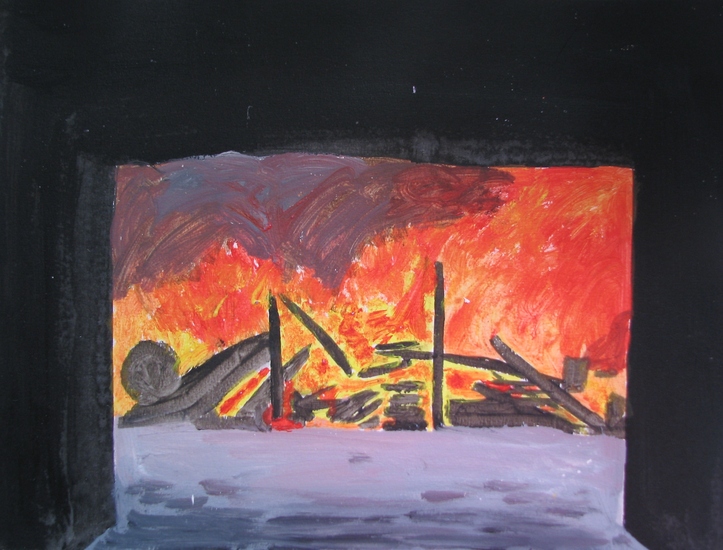 Brand op industrieterrein