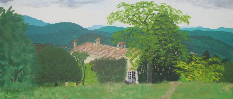 Uitzicht vanaf terras