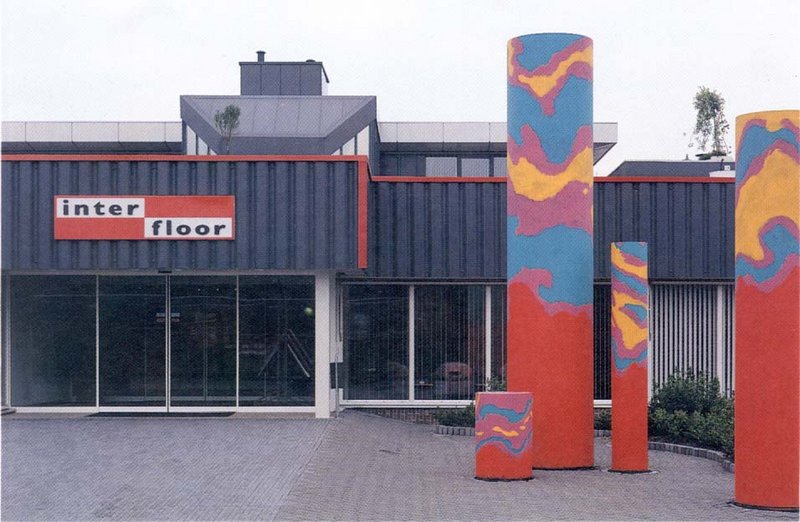 kunst over de Interfloor