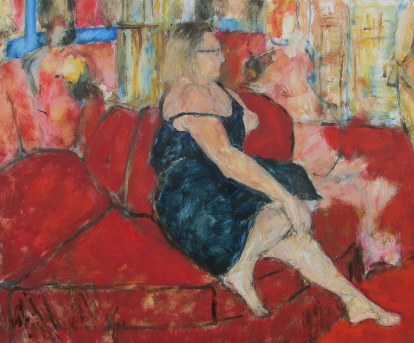 Nettie in salon Rue des Moulins