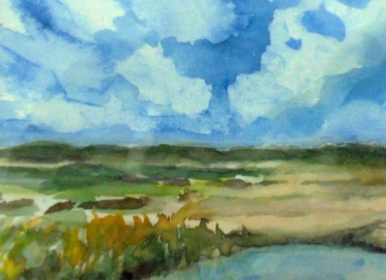 Landscape with dunes 2