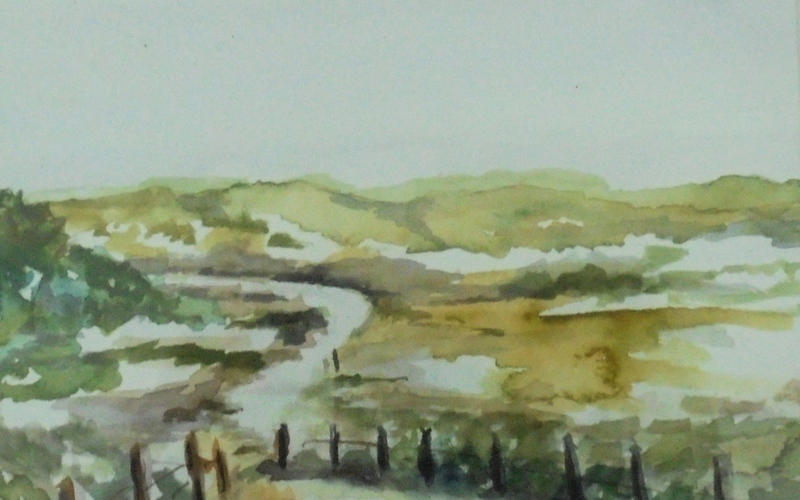 Landscape with dunes 3