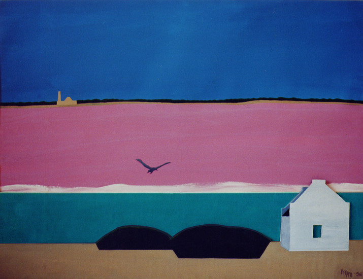 Slavenhutje bij zoutpannen