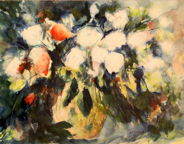 stilleven met bloemen