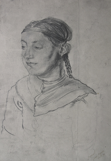 Portrait of a girl after Albrecht Dürer