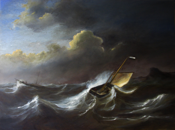 Seascape after J.C. Schotel