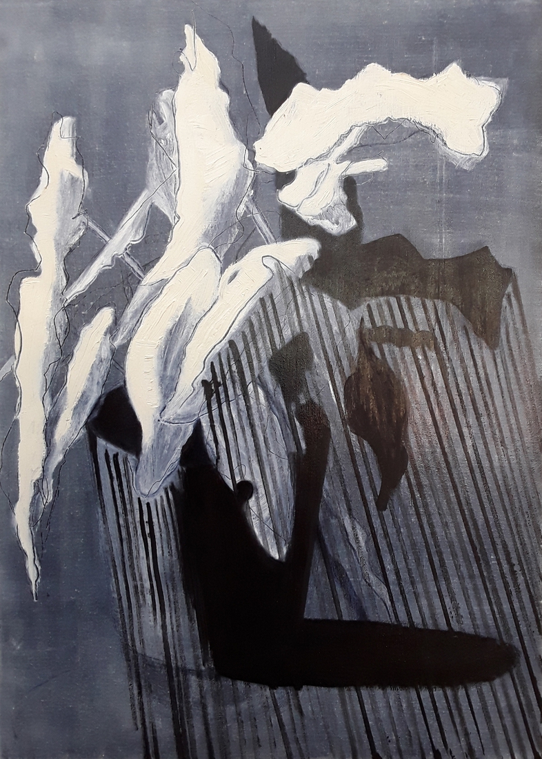 Stipbegonia zwart wit in pot 2