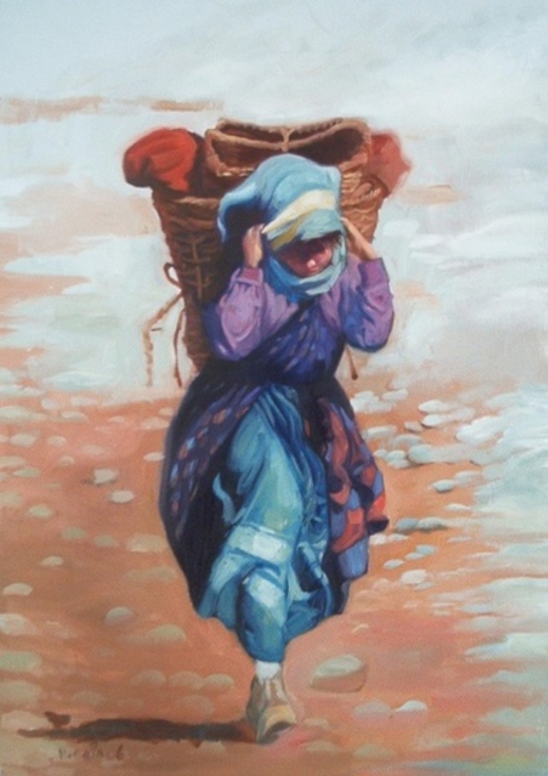 Women with basket
