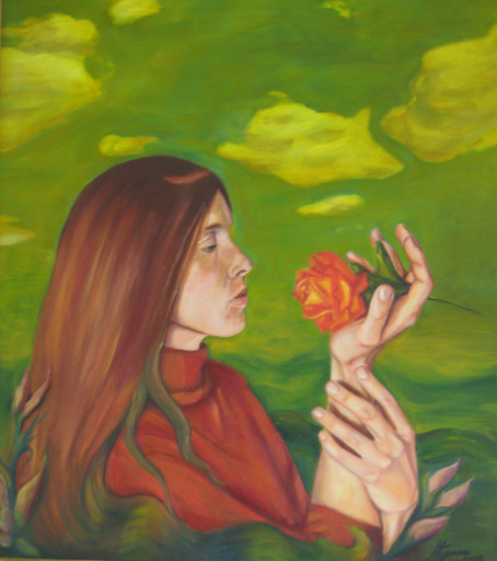 De roos 2/zelfportret