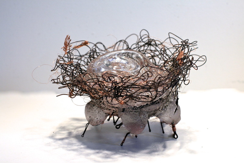 Fragile Nest of glass