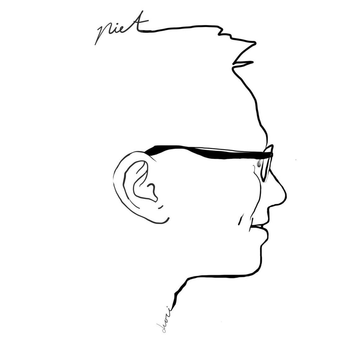 Portret van P