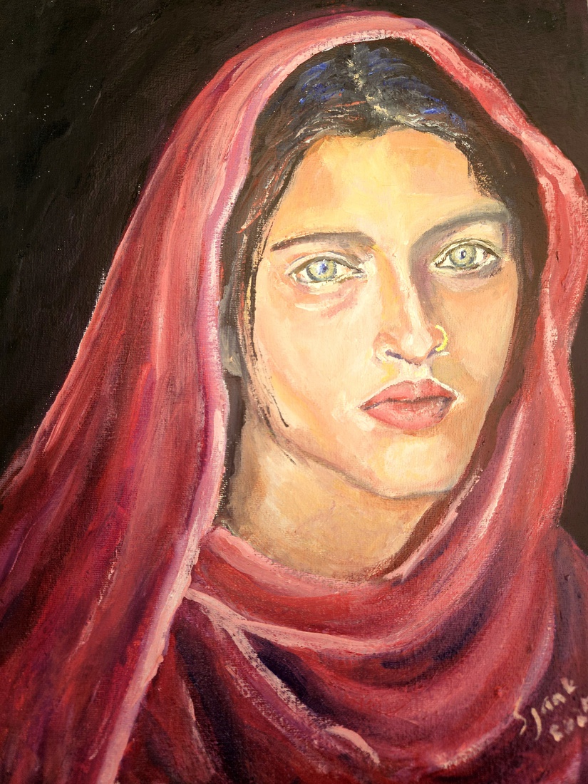 Vrouw met hoofddoek II