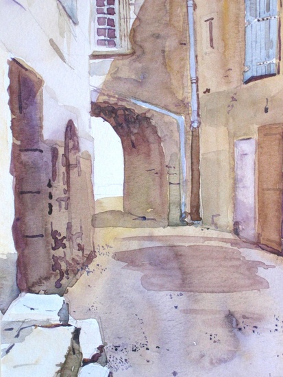 straatje in Tours , Frankrijk