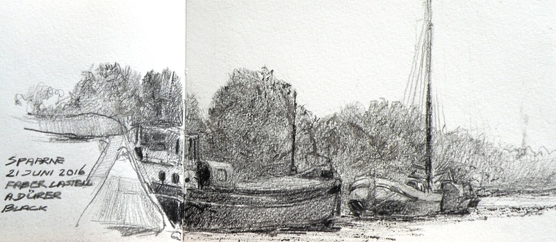 boten aan oever het Spaarne