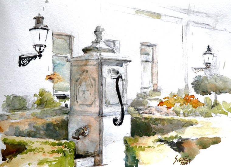 hofje in den groenen tuyn