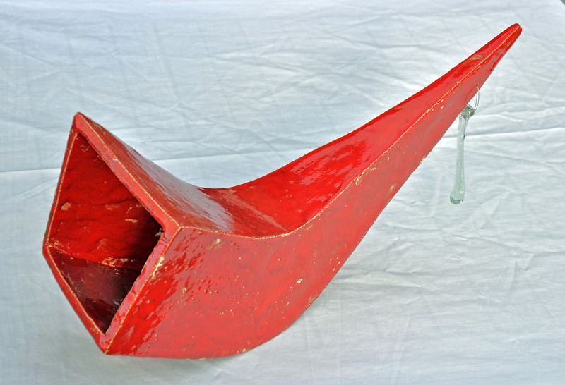 rode tuit vaas met druppel