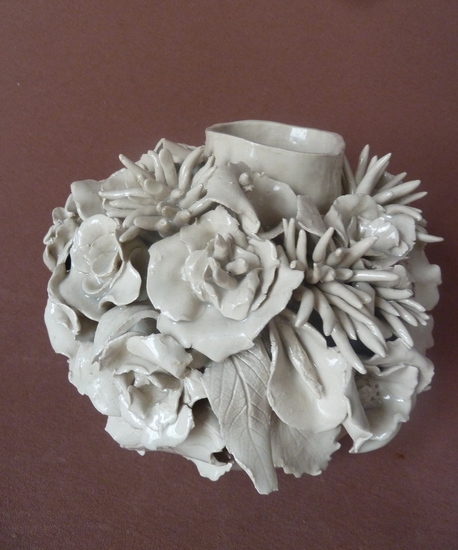 Witte bloemendroom klein