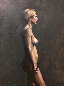 Naakten in olie op doek en op hout