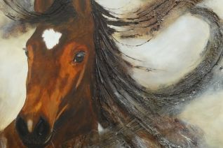 Jong wild paard