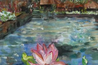 Lotusbloem ( Waterlelie) Bali