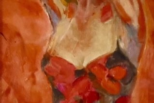 Woman in red and orange🌺 