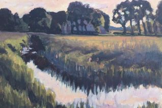 De Reest bij avondlicht