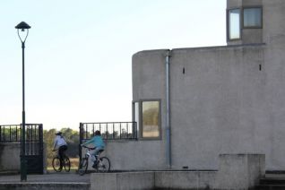 Radio Kootwijk met fietsers