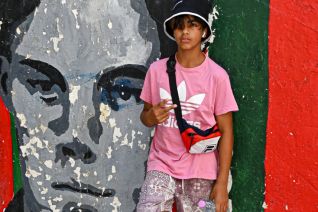 Algeria a boy for a national wall