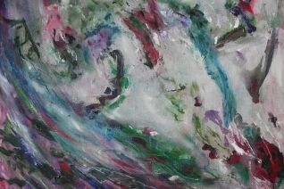 Vrije expressie in vorm en kleur.