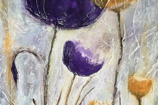 Mixed media materie schilderij [53]