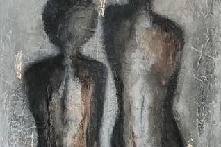 Mixed media materie schilderij [54]